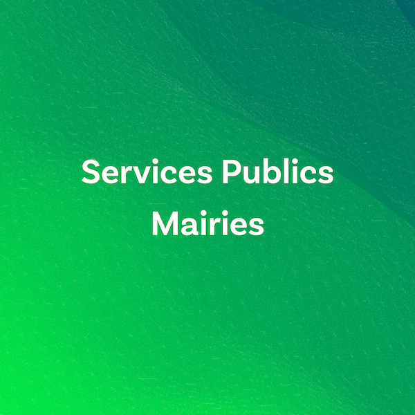 Services publics Mairies